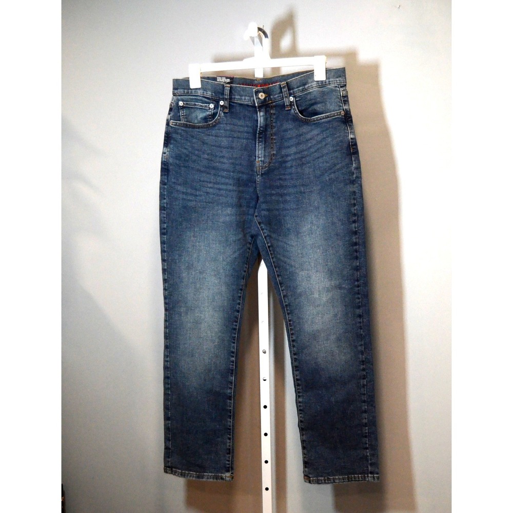 NWT Lucky Brand Size 34x30 Blue 410 Athletic Straight Stretch Denim Jeans Casual